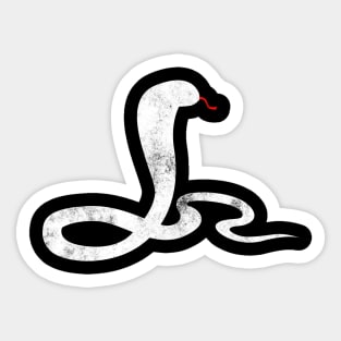 Snake Red Tongue Sticker